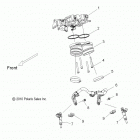 V14MB36 JUDGE ALL OPTIONS Engine, throttle body asm. - v14mb36 all options