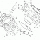 ATV 1000 XT Блок цилиндров