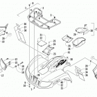 ATV 1000 XT Передний багажник крыло и фара