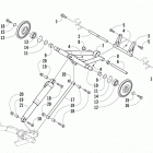M 6000 SP Задняя подвеска ,задний рычаг