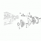 ATV 700 DIESEL EFT GREEN Pto vacuum pump assembly