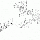 ATV 1000 XT Задний привод редуктор