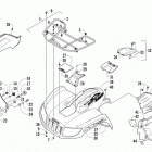 ATV 700 Diesel Передний багажник крыло и фара