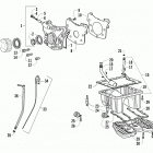 ATV 700 Diesel Oil pump and pan assembly