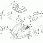 ATV 700 XT Передний багажник крыло и фара