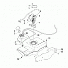 TBX 700 T3S Топливный бак