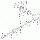TRV 400 Задний привод редуктор