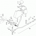 ATV 500 Рычаг переключения