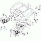 ATV 700 Diesel Заднее крыло и подножки