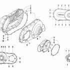 ATV 1000 XT Крышка сцепления