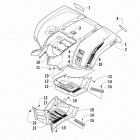 TRV 550 XT Заднее крыло и подножки