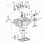 700 Diesel Cylinder head, valve train, and related assembly