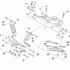 ATV 300 DVX Задняя подвеска