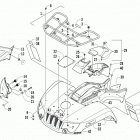 ATV 550 Передний багажник крыло и фара