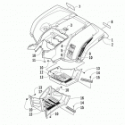 TRV 550 LTD Заднее крыло и подножки