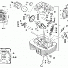 TRV 400 Головка цилиндра и распред.вал