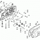 ATV 150 Left crankcase and cover assembly