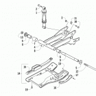 ATV 150 Задняя подвеска