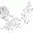TBX 700 Двигатель и глушитель