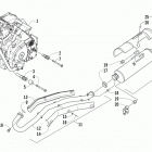 ATV 500 XT Двигатель и глушитель