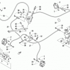 ATV 450 CR Гидравлический тормозной механизм