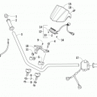 90 DVX Handlebar and control assembly