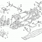 XC 450 Bumper, frame, and headlight assemblies