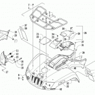 ATV 500 Передний багажник крыло и фара