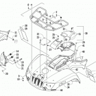 ATV 500 XT Передний багажник крыло и фара