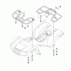 ATV 90 Front and rear rack assembly