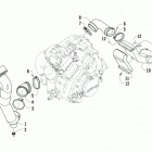 ATV 550 Case  /  belt cooling assembly