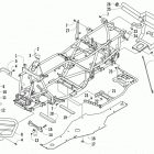 ATV 1000 Mud Pro Рама ,баипера и защита