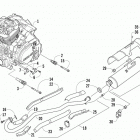 TRV 400 Двигатель и глушитель