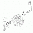 ATV 500 XT Case  /  belt cooling assembly