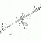 XC 450 Вторичный привод в сборе