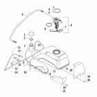 ATV 550 Топливный бак