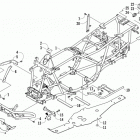 TBX 700 Frame, taillight, and related parts