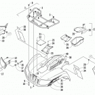 TRV 550 LTD Передний багажник крыло и фара