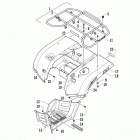 ATV 550 LTD Задний багажник ,крыло и подножки