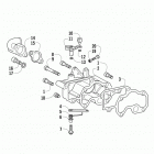 700 Diesel Intake manifold and throttle control assembly