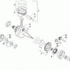 TRV 500 Коленчатый ,балансилный вал и поршни