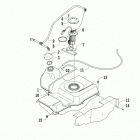 ATV 1000 Mud Pro Топливный бак