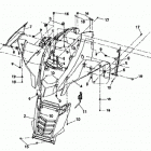 DS 250 NA, EUR & INT 09- front fender eur