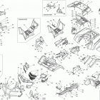 Outlander Max 400 EFI, STD, XT 09- body and accessories