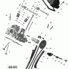 Outlander 650EFI STD, DPS & XT Головка цилиндров задняя часть