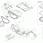 Outlander 650EFI STD, DPS & XT Задний ящик для поклажи
