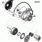 Outlander MAX 500EFI STD, DPS & XT Генератор и стартер