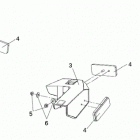 DS 250 NA, CE & INT 09- rear reflectors north america, international