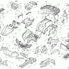 Outlander 650EFI STD, DPS & XT 09- body and accessories