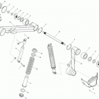 Outlander 400 EFI, STD, XT Задняя подвеска